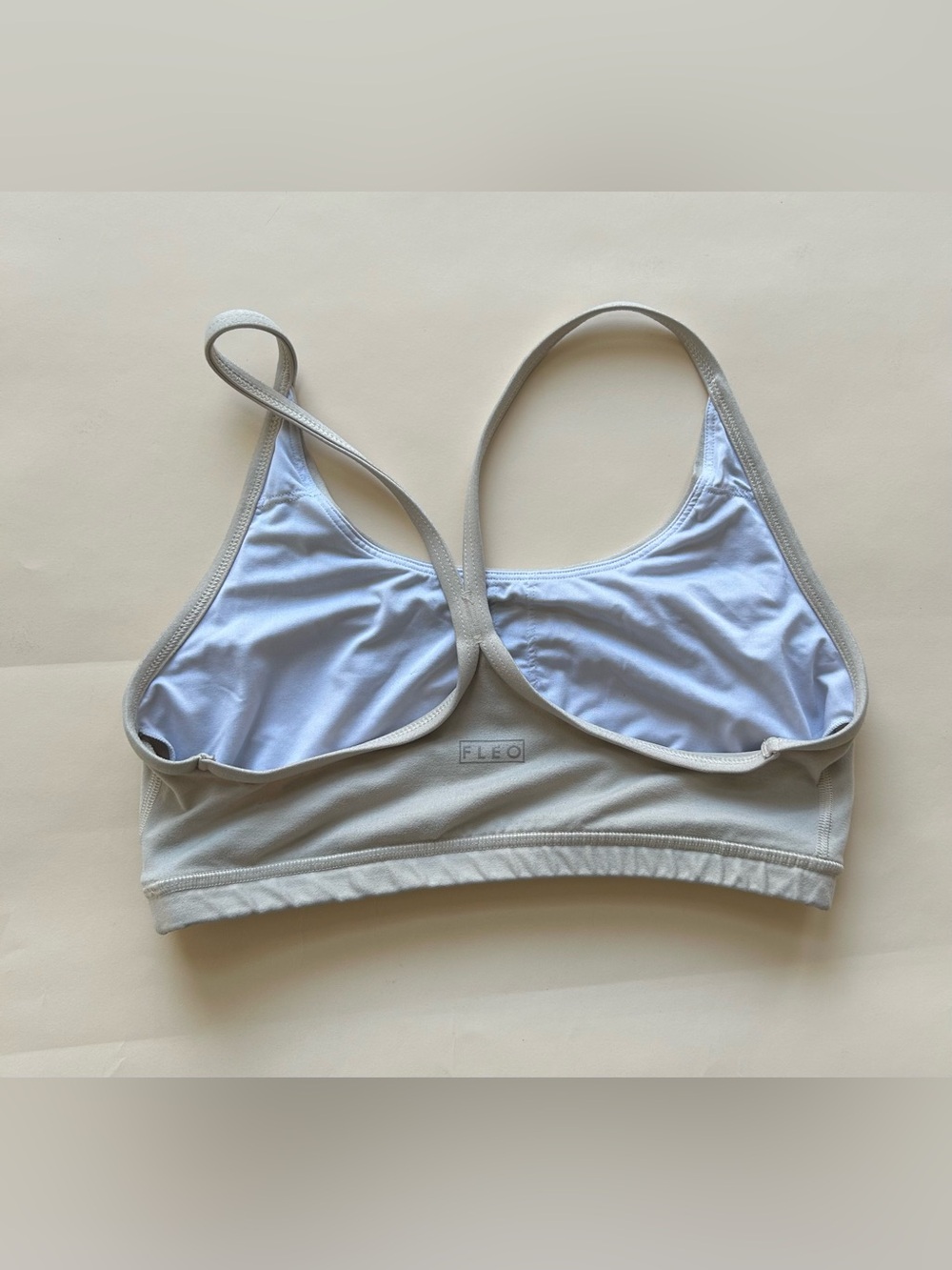 Fleo green Racerback Sports Bra size L - Picture 3 of 7